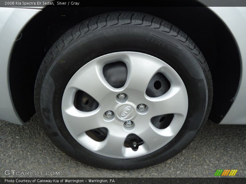 Silver / Gray 2008 Kia Spectra EX Sedan