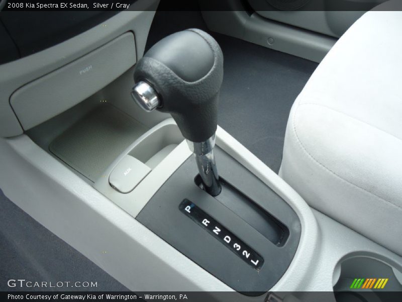 Silver / Gray 2008 Kia Spectra EX Sedan
