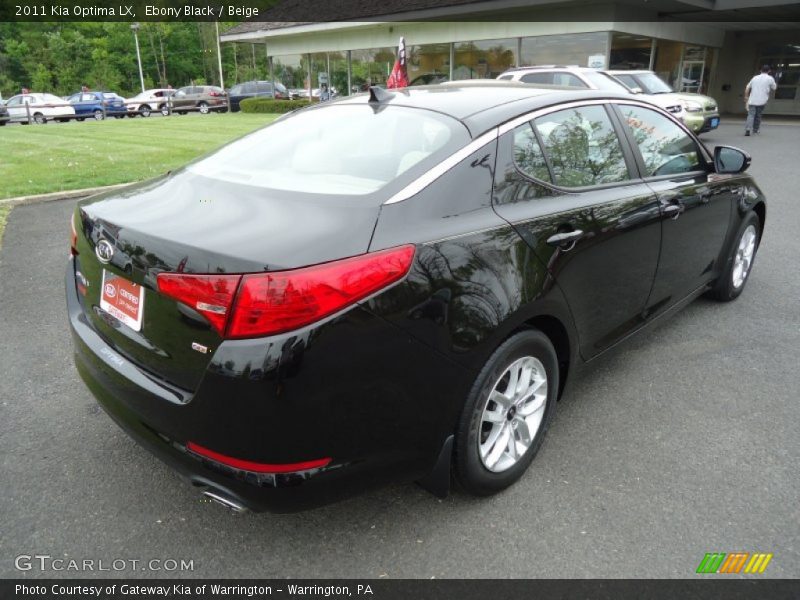 Ebony Black / Beige 2011 Kia Optima LX