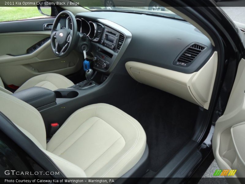Ebony Black / Beige 2011 Kia Optima LX