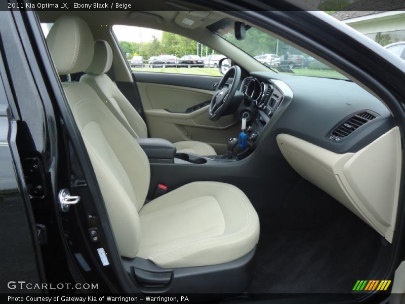 Ebony Black / Beige 2011 Kia Optima LX