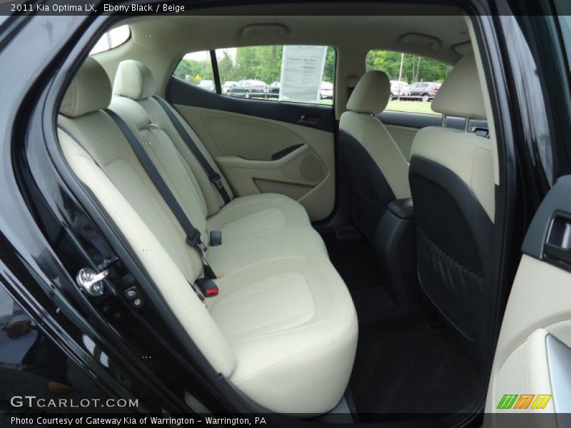 Ebony Black / Beige 2011 Kia Optima LX