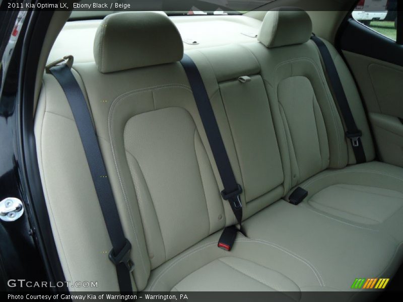Ebony Black / Beige 2011 Kia Optima LX