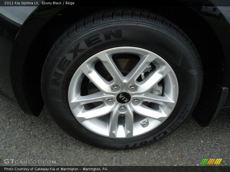 Ebony Black / Beige 2011 Kia Optima LX