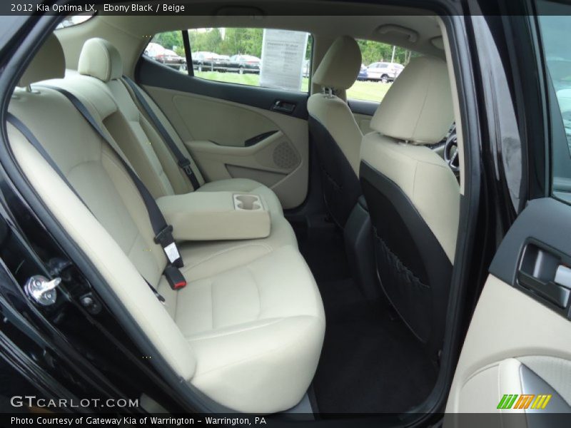 Ebony Black / Beige 2012 Kia Optima LX