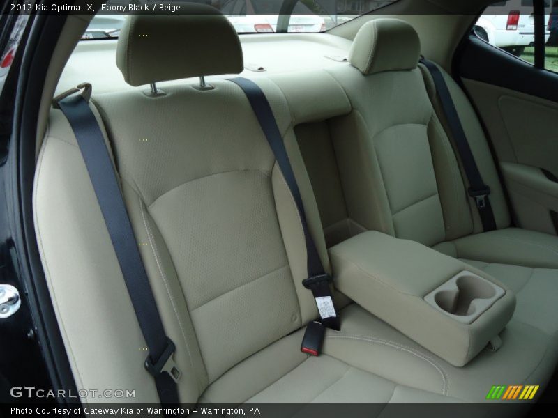 Ebony Black / Beige 2012 Kia Optima LX
