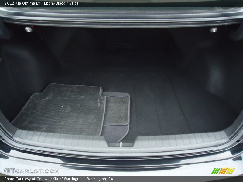 Ebony Black / Beige 2012 Kia Optima LX