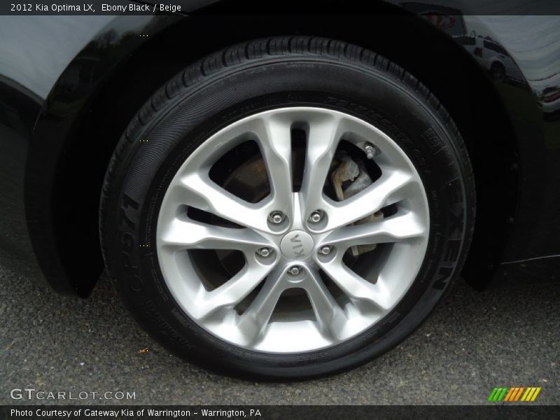 Ebony Black / Beige 2012 Kia Optima LX