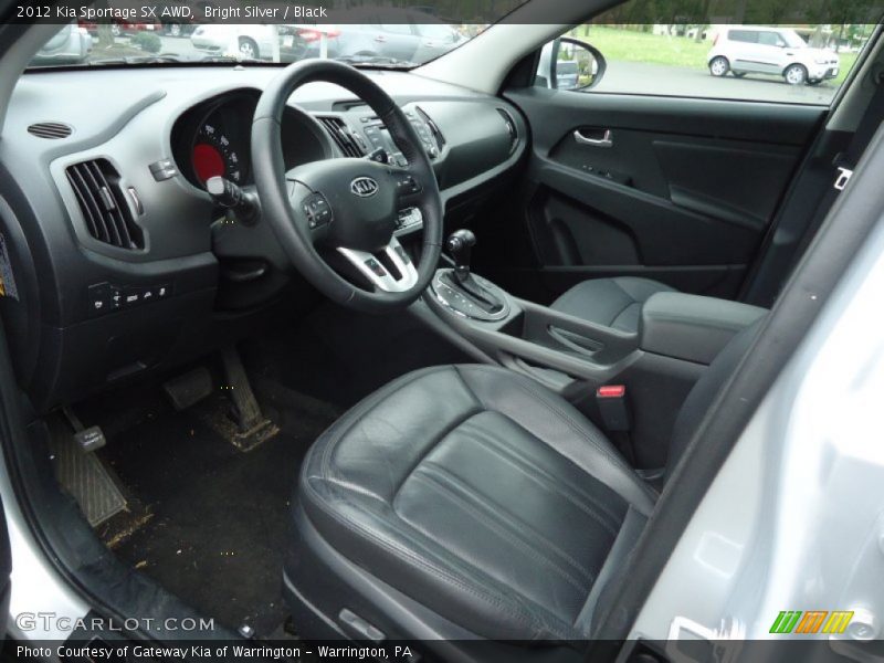  2012 Sportage SX AWD Black Interior