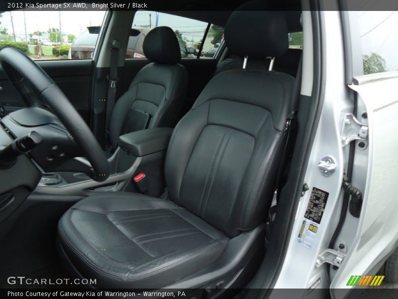  2012 Sportage SX AWD Black Interior