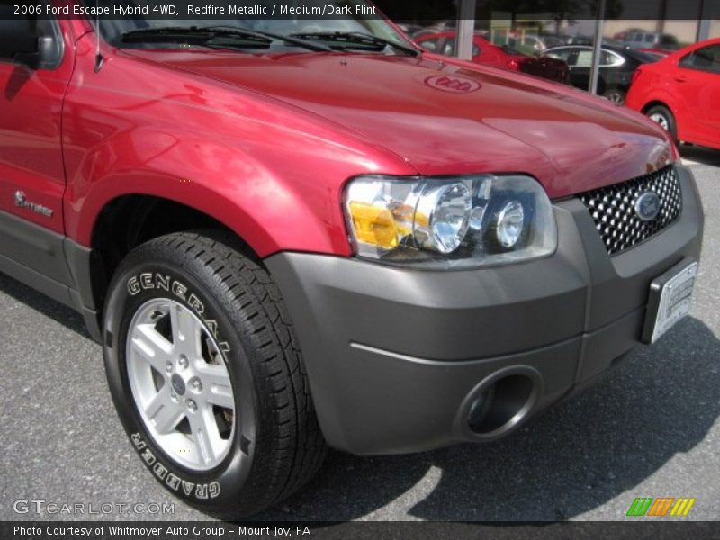 Redfire Metallic / Medium/Dark Flint 2006 Ford Escape Hybrid 4WD
