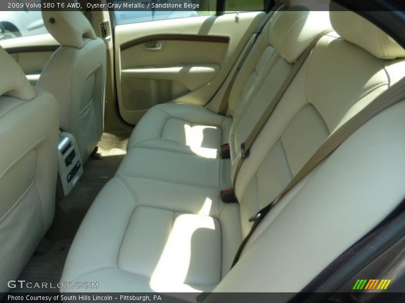 Oyster Gray Metallic / Sandstone Beige 2009 Volvo S80 T6 AWD