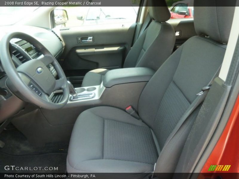 Blazing Copper Metallic / Charcoal 2008 Ford Edge SE