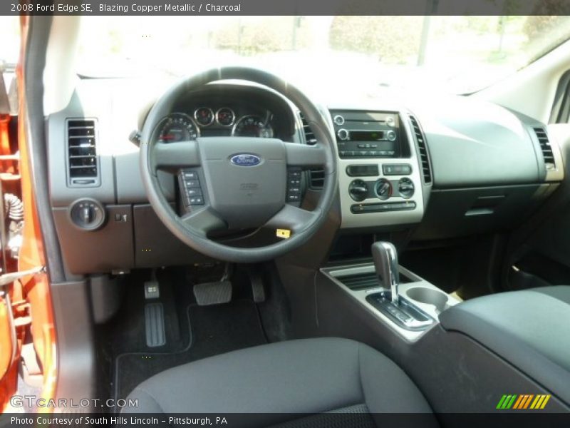 Blazing Copper Metallic / Charcoal 2008 Ford Edge SE