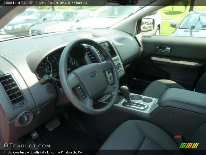Blazing Copper Metallic / Charcoal 2008 Ford Edge SE