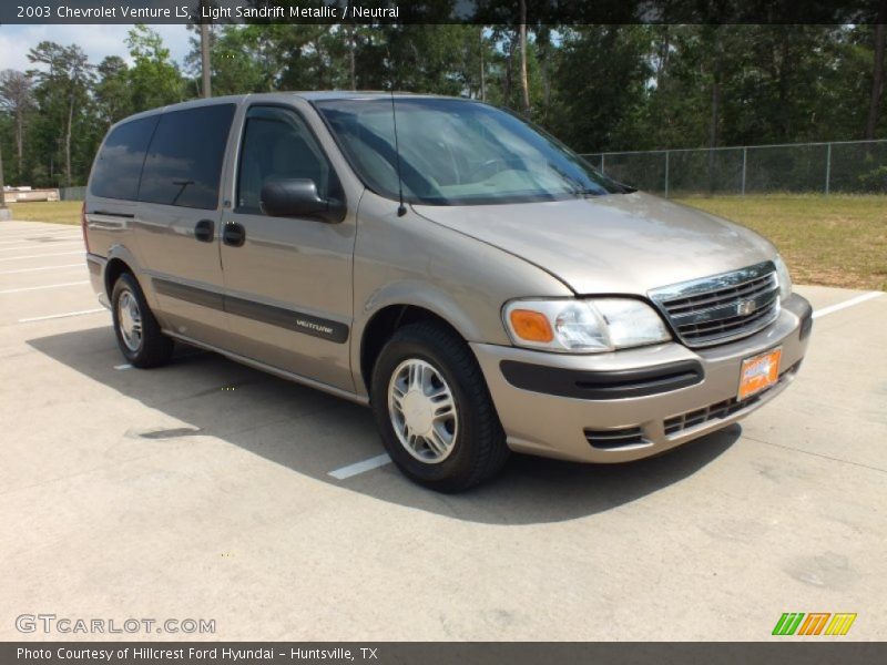 Light Sandrift Metallic / Neutral 2003 Chevrolet Venture LS