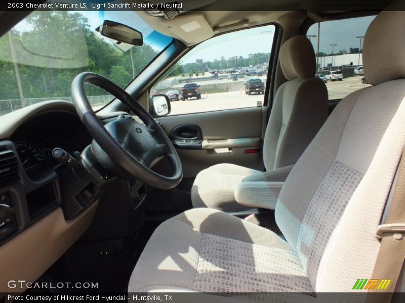 Light Sandrift Metallic / Neutral 2003 Chevrolet Venture LS