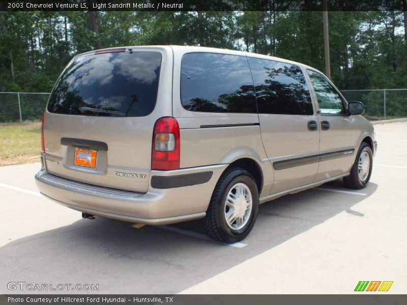 Light Sandrift Metallic / Neutral 2003 Chevrolet Venture LS