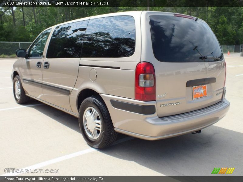 Light Sandrift Metallic / Neutral 2003 Chevrolet Venture LS