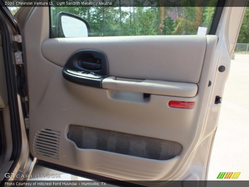 Light Sandrift Metallic / Neutral 2003 Chevrolet Venture LS