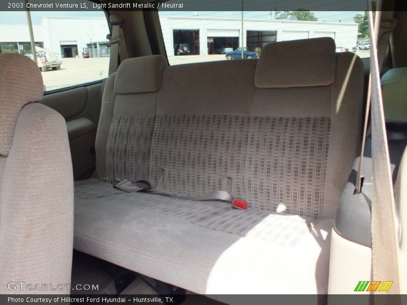 Light Sandrift Metallic / Neutral 2003 Chevrolet Venture LS
