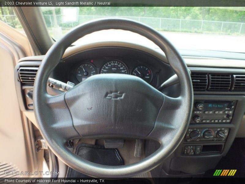 Light Sandrift Metallic / Neutral 2003 Chevrolet Venture LS