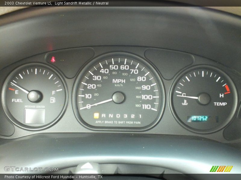 Light Sandrift Metallic / Neutral 2003 Chevrolet Venture LS