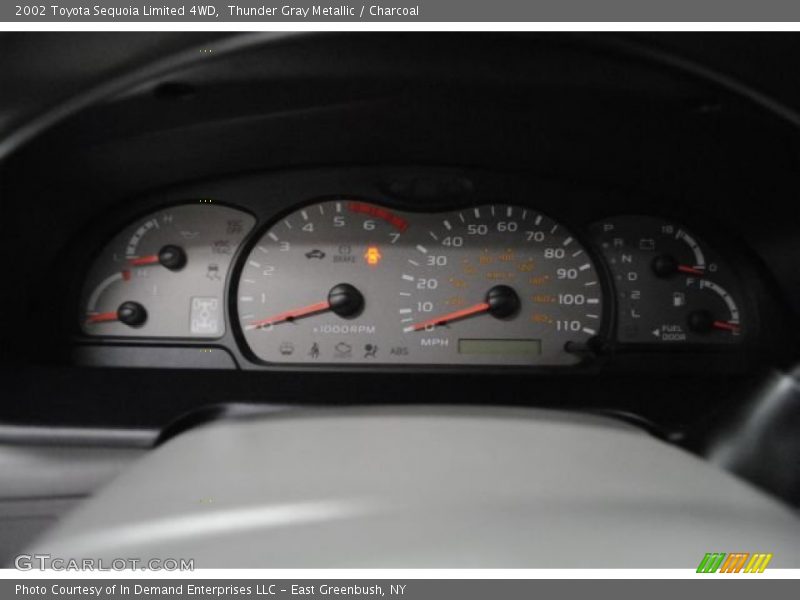 Thunder Gray Metallic / Charcoal 2002 Toyota Sequoia Limited 4WD