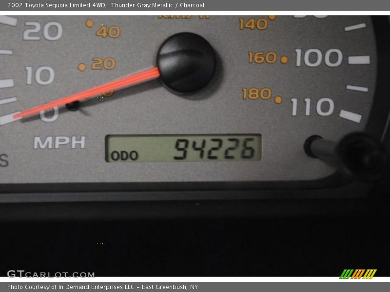 Thunder Gray Metallic / Charcoal 2002 Toyota Sequoia Limited 4WD