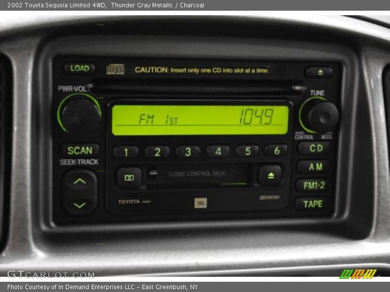 Thunder Gray Metallic / Charcoal 2002 Toyota Sequoia Limited 4WD