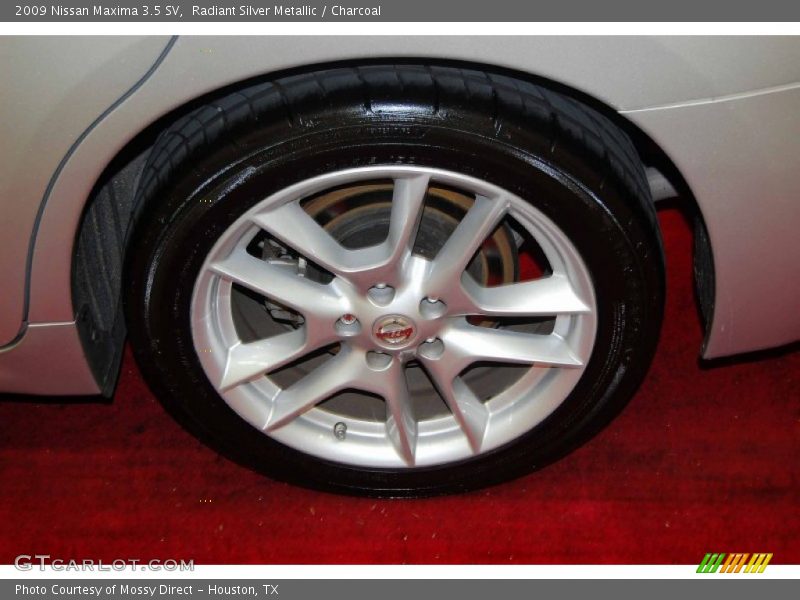 Radiant Silver Metallic / Charcoal 2009 Nissan Maxima 3.5 SV