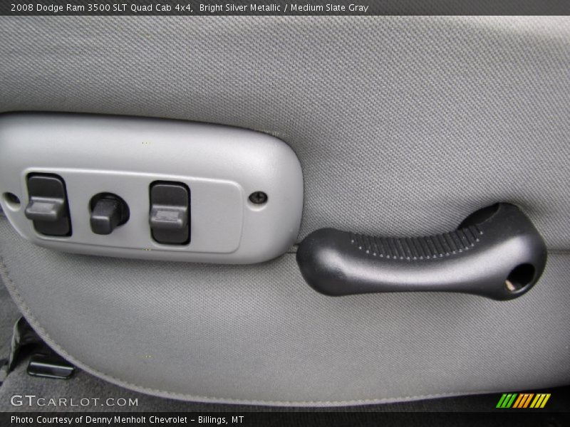 Bright Silver Metallic / Medium Slate Gray 2008 Dodge Ram 3500 SLT Quad Cab 4x4