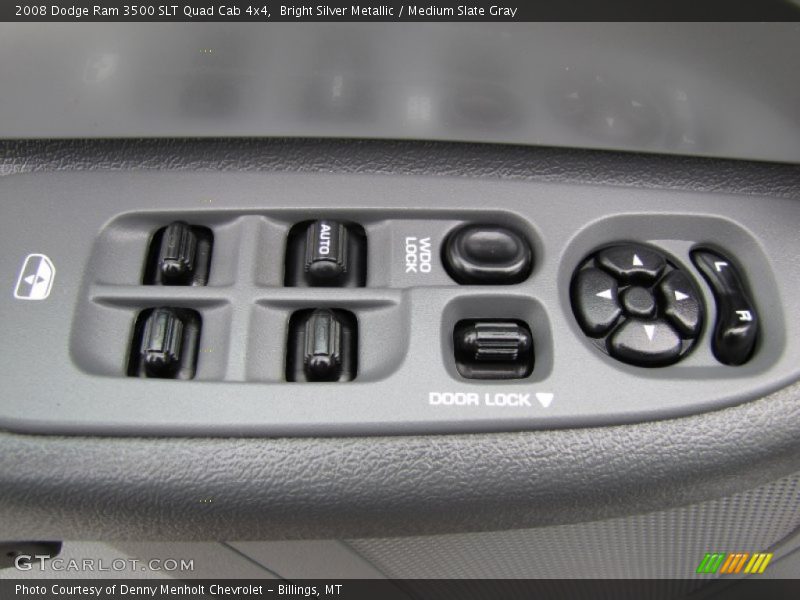 Bright Silver Metallic / Medium Slate Gray 2008 Dodge Ram 3500 SLT Quad Cab 4x4