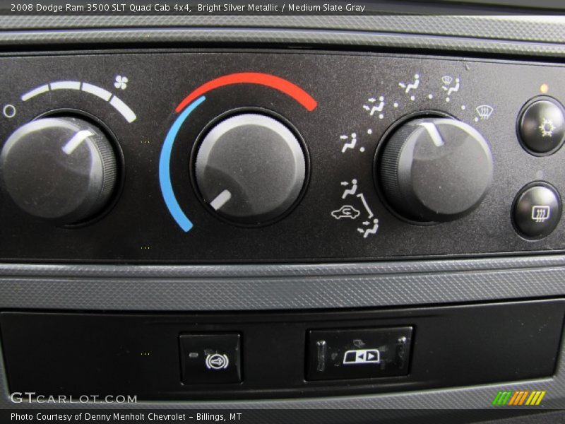 Bright Silver Metallic / Medium Slate Gray 2008 Dodge Ram 3500 SLT Quad Cab 4x4