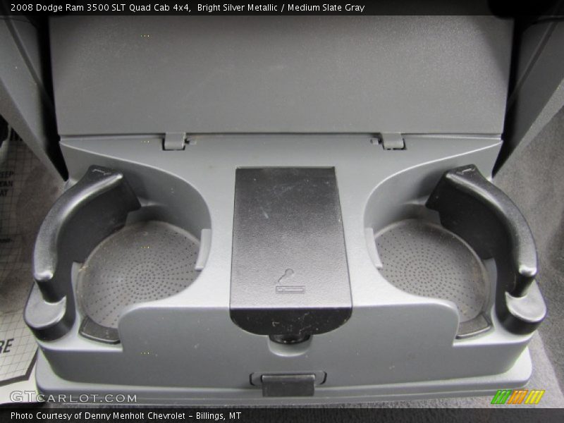 Bright Silver Metallic / Medium Slate Gray 2008 Dodge Ram 3500 SLT Quad Cab 4x4