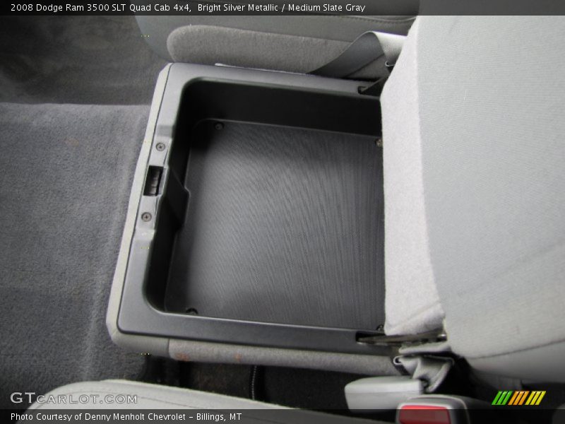 Bright Silver Metallic / Medium Slate Gray 2008 Dodge Ram 3500 SLT Quad Cab 4x4