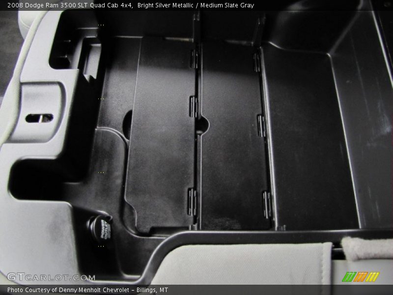 Bright Silver Metallic / Medium Slate Gray 2008 Dodge Ram 3500 SLT Quad Cab 4x4