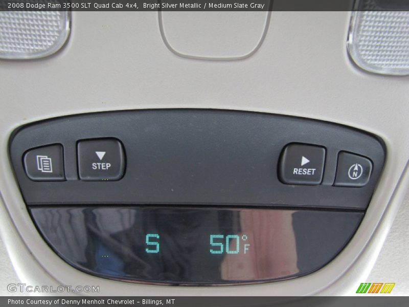 Bright Silver Metallic / Medium Slate Gray 2008 Dodge Ram 3500 SLT Quad Cab 4x4