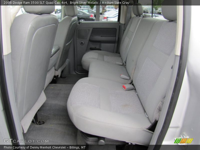 Bright Silver Metallic / Medium Slate Gray 2008 Dodge Ram 3500 SLT Quad Cab 4x4
