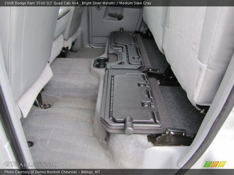Bright Silver Metallic / Medium Slate Gray 2008 Dodge Ram 3500 SLT Quad Cab 4x4