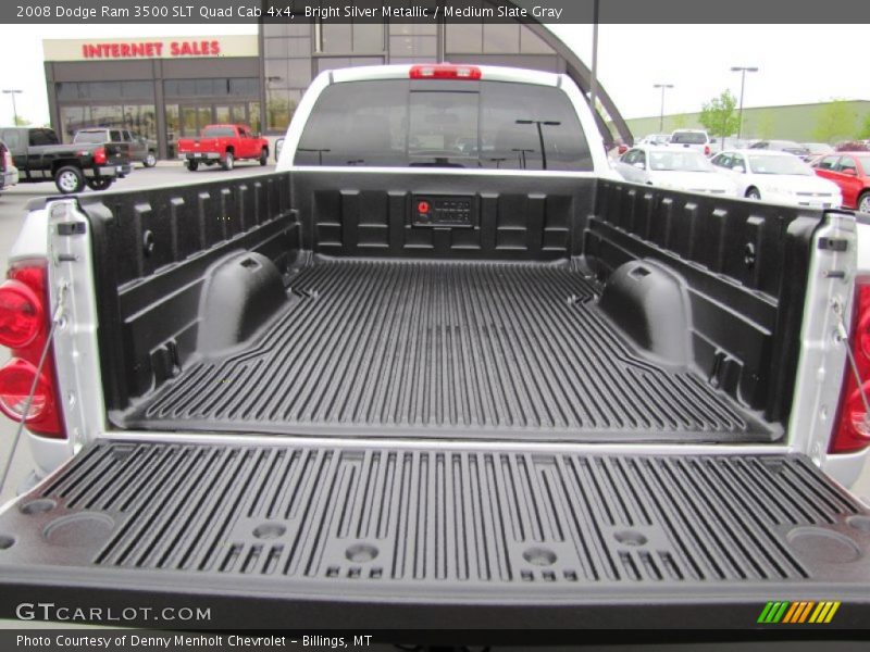 Bright Silver Metallic / Medium Slate Gray 2008 Dodge Ram 3500 SLT Quad Cab 4x4