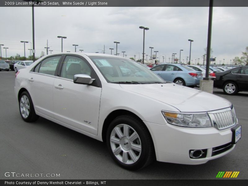 White Suede / Light Stone 2009 Lincoln MKZ AWD Sedan