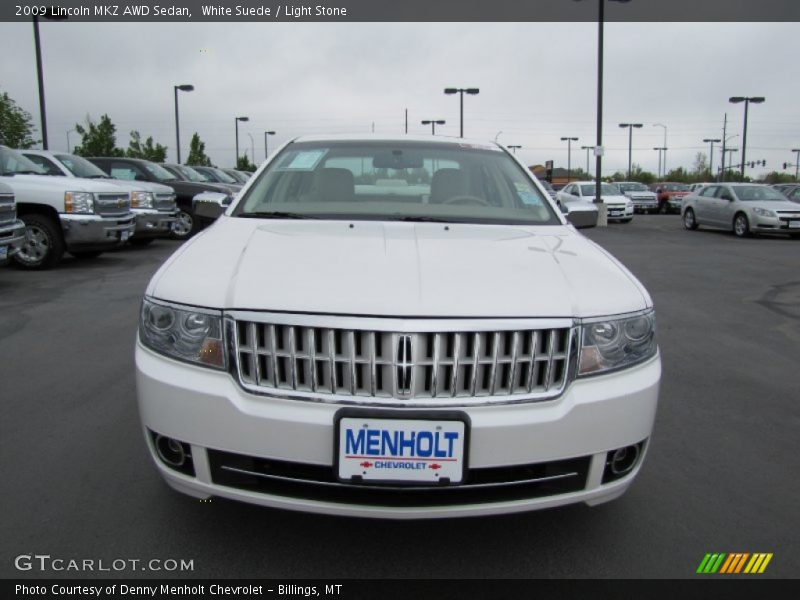 White Suede / Light Stone 2009 Lincoln MKZ AWD Sedan