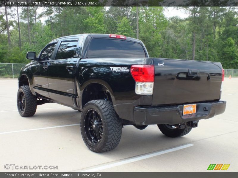 Black / Black 2010 Toyota Tundra Limited CrewMax