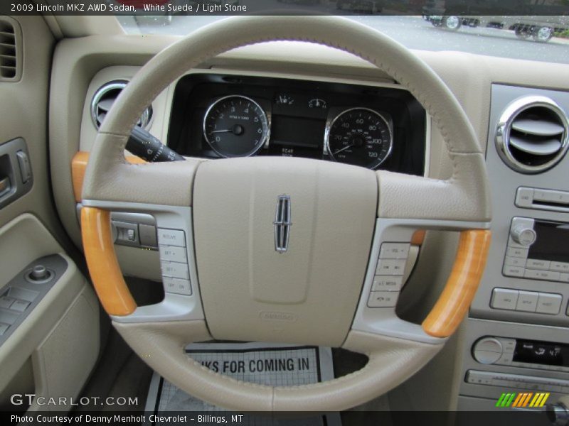 White Suede / Light Stone 2009 Lincoln MKZ AWD Sedan