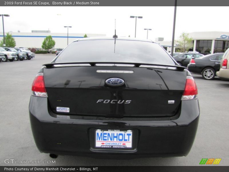 Ebony Black / Medium Stone 2009 Ford Focus SE Coupe