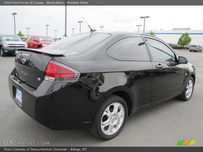 Ebony Black / Medium Stone 2009 Ford Focus SE Coupe