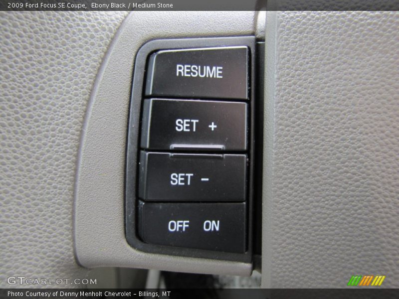 Ebony Black / Medium Stone 2009 Ford Focus SE Coupe
