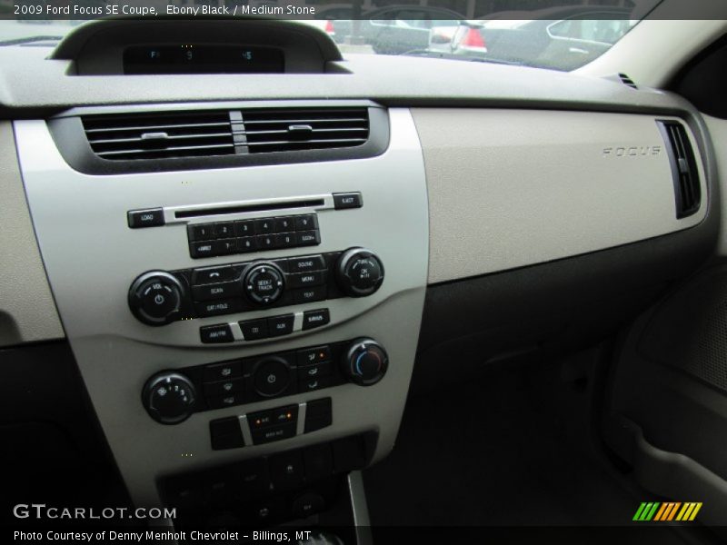 Ebony Black / Medium Stone 2009 Ford Focus SE Coupe