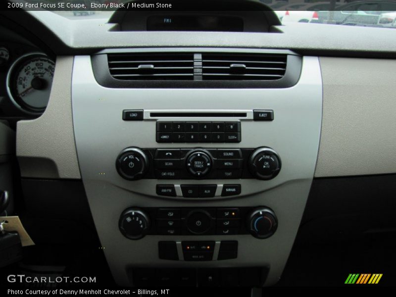 Ebony Black / Medium Stone 2009 Ford Focus SE Coupe
